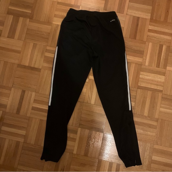 Adidas Boys/Unisex Black Track Pants - Picture 3 of 8